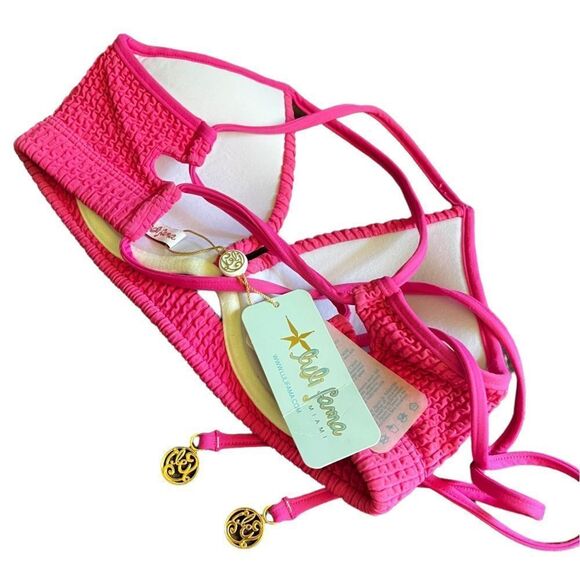 Luli Fama Pura Curiosidao Peekaboo Bikini‎ Top nwt - Picture 7 of 7